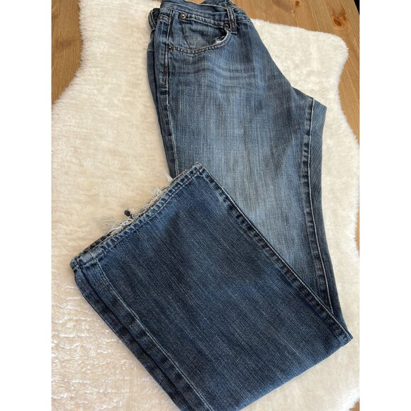 Paper Denim & Cloth Womens Denim Blue Jeans Alec Relaxed Boot Jeans Size 30 - Picture 9 of 12